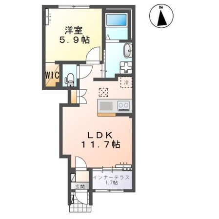 北山駅 徒歩40分 1階の物件間取画像